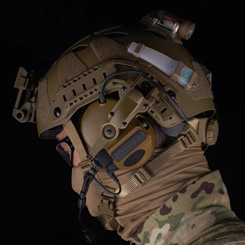 Helmet Rail Adapter For PELTOR ComTac 2&3 Airsoft Shooting Accessories Headset Mount Fit Ops Core ARC Team Wendy MLOK Rail