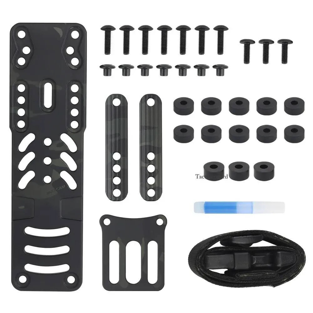 New Tactical RHP Rigid Holster Platform Modular Holster Adapter Adjustable Drop Strap Hunting Airsoft Training Belt Accessories