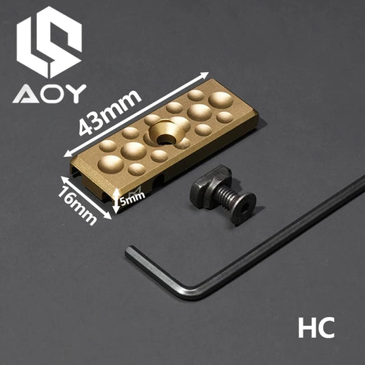 Mlok Keymod System Laser Flashlight Tactics Wire Guide Pressure Remote Switch Cable Management Airsoft Metal Weapons Accessories