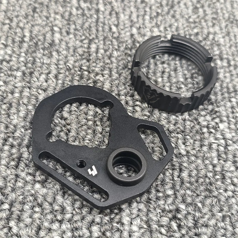 New AEG Side End Plate Flexible QD Sling Mount Push Botton Adapter Fit for M4 M16 Airsoft BK Receiver End Plate Hunting Parts
