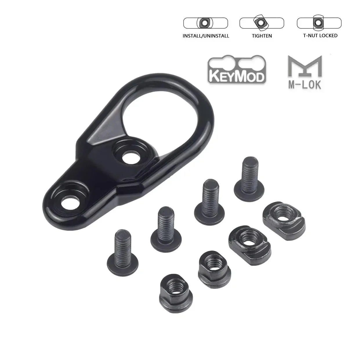 Tactical GBB RSA Sling Swivel QD Adapter Mlok KeyMod 20mm Pictinny Rail Airsoft Rifle AR15 Sling Mount Hunting Gun Accessories