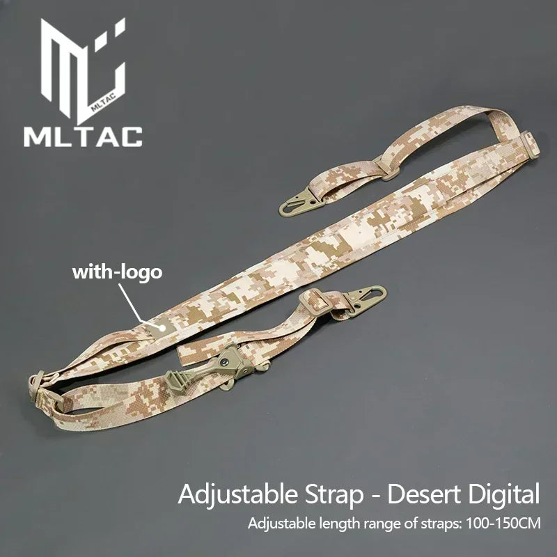 Tactical 2 Point Modular Rifle Sling Shooting Hunting Weapo Fast Shoulder Strap Portable Adjustable Sling Rope Fit M4 Ak Ar15