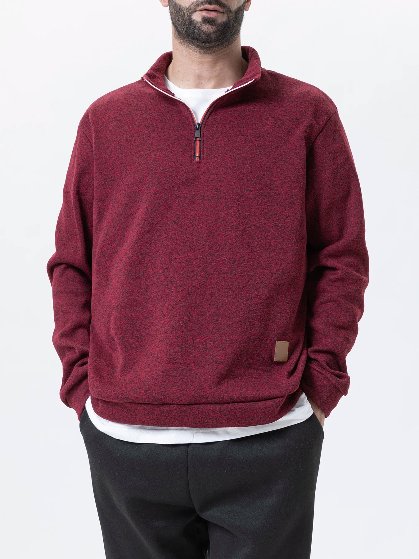 Autum Men's Turtlenecks Sweaters Knitwear Daily Casual Pullovers Solid Color Fleece Warm Sweatshirt Loose Fit Male Streetwear