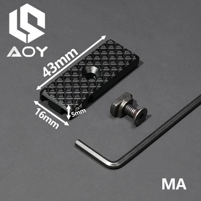 Mlok Keymod System Laser Flashlight Tactics Wire Guide Pressure Remote Switch Cable Management Airsoft Metal Weapons Accessories