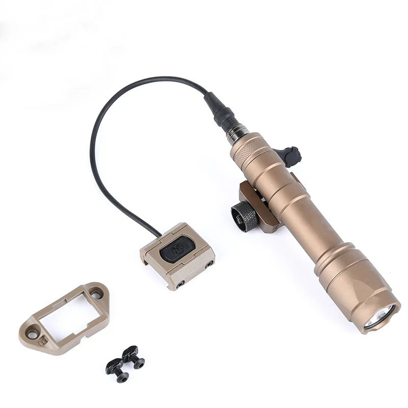 Tactical SF M600 M600B Flashlight Scout Lamp Fit MLOK KEYMOD Switch M600C White LED Light AR15 Rifle Airsoft Hunting Accessories