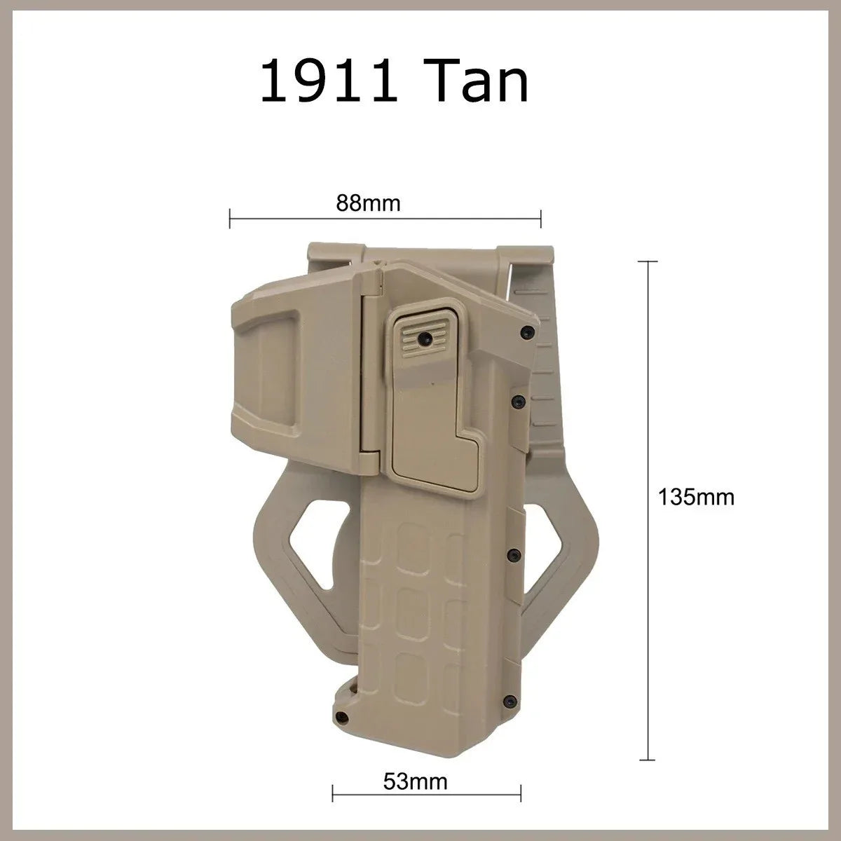 Tactical Classics G*ock 17 18 19 Pistol Holsters for X300 X400 W*apon Flashlight Airsoft Colt M1911 P320 Waist Gun Holster