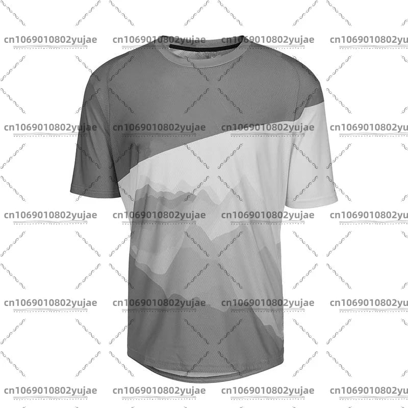 loose riders jersey men's summer mountain bike shirt BMX endurance mountain bike sweatshirt Breathable quick-drying T-shirt