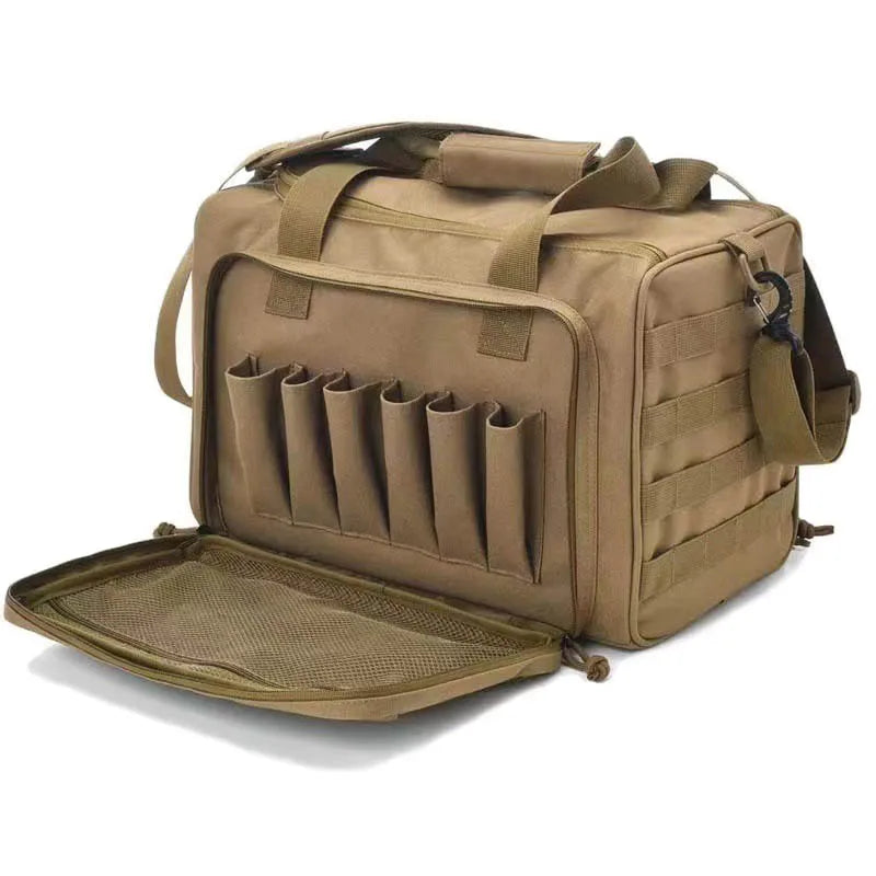Tactical Handgun Bag Waterproof Military Shoulder Bag Tactical Accessories Training Shooting Range Airsoft Shooting Supplies