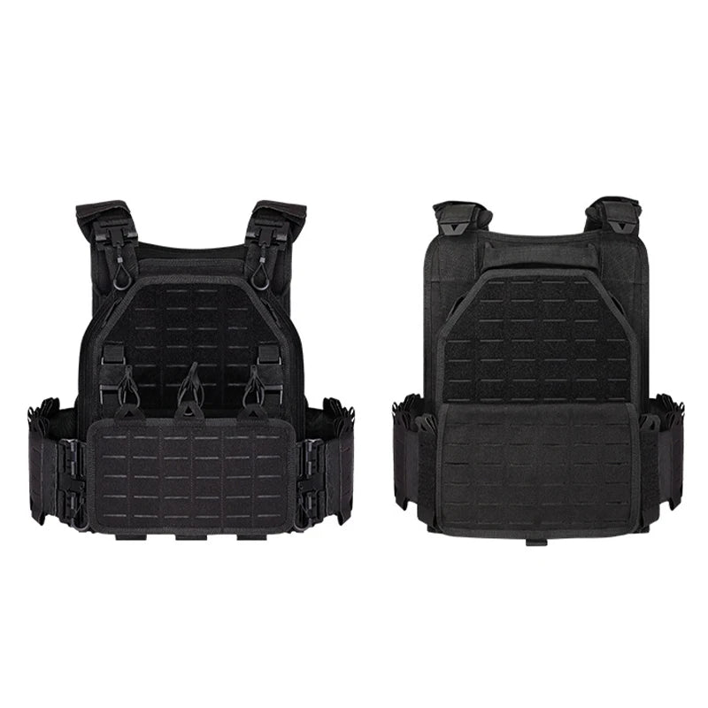 YAKEDA Tactical Vest Outdoor Hunting Plate Carrier Protective Adjustable Vest Airsoft Carrier Combat Equipment