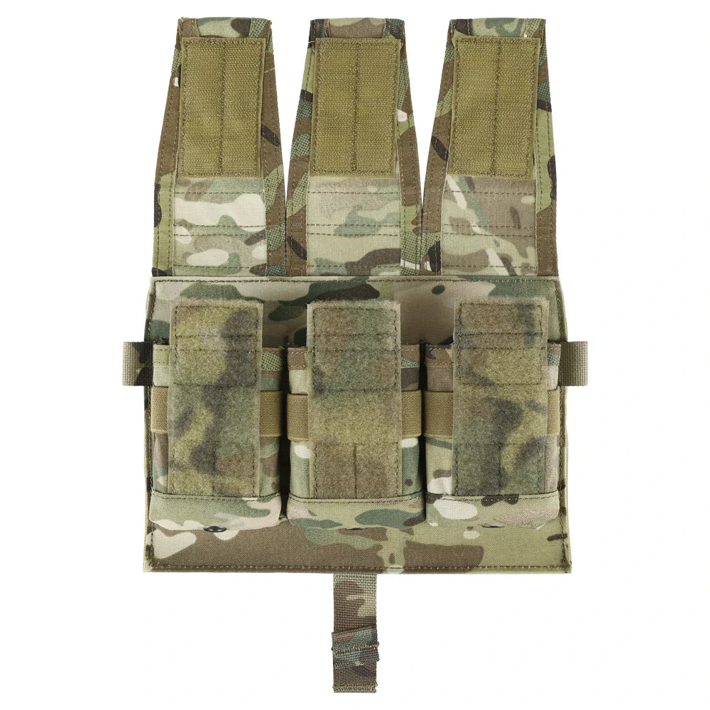 Triple Magazine Pouch Tactical Vest Front Panel MOLLE JPC AVS 6094 Hunting Vest-3
