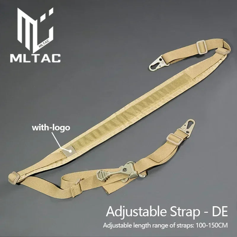 Tactical 2 Point Modular Rifle Sling Shooting Hunting Weapo Fast Shoulder Strap Portable Adjustable Sling Rope Fit M4 Ak Ar15