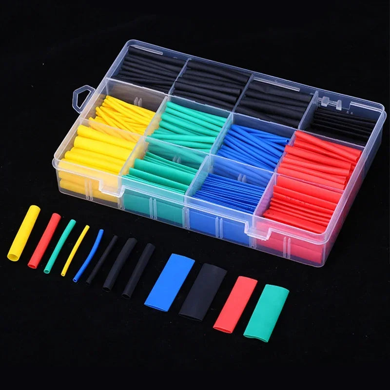Heat Shrink Tube Kit Thermoresistant Tubing Heat Shrink Wire Wrapping Electrical Connection Cable Insulation Sleeved Protecter