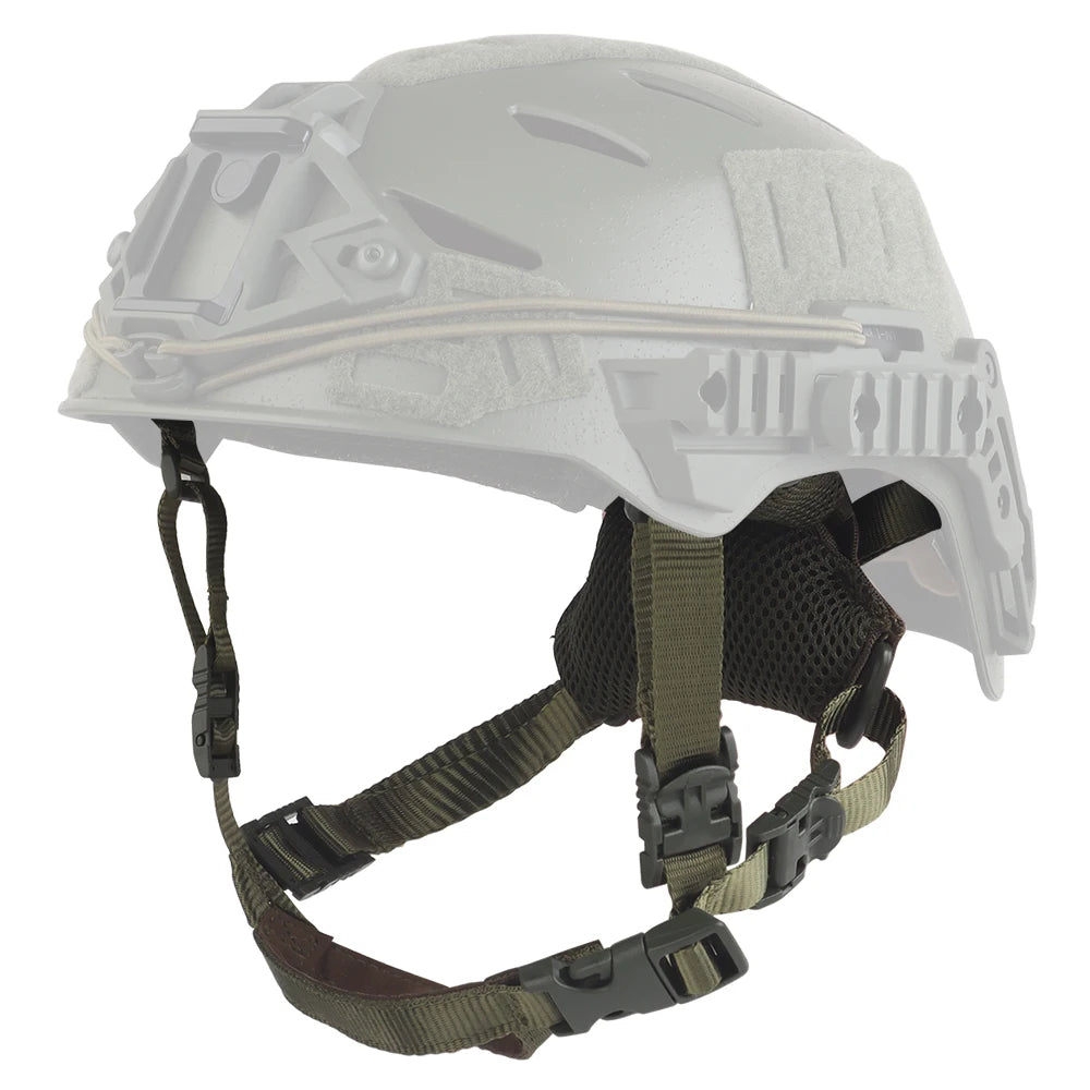 Tactical Wendy3.0 Helmet Chin Strap Suspension System Adjustable M-LOK FAST MICH Hunting Airsoft Helmet Replacement Accessory