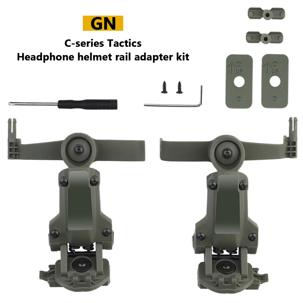 Helmet Rail Adapter For PELTOR ComTac 2&3 Airsoft Shooting Accessories Headset Mount Fit Ops Core ARC Team Wendy MLOK Rail