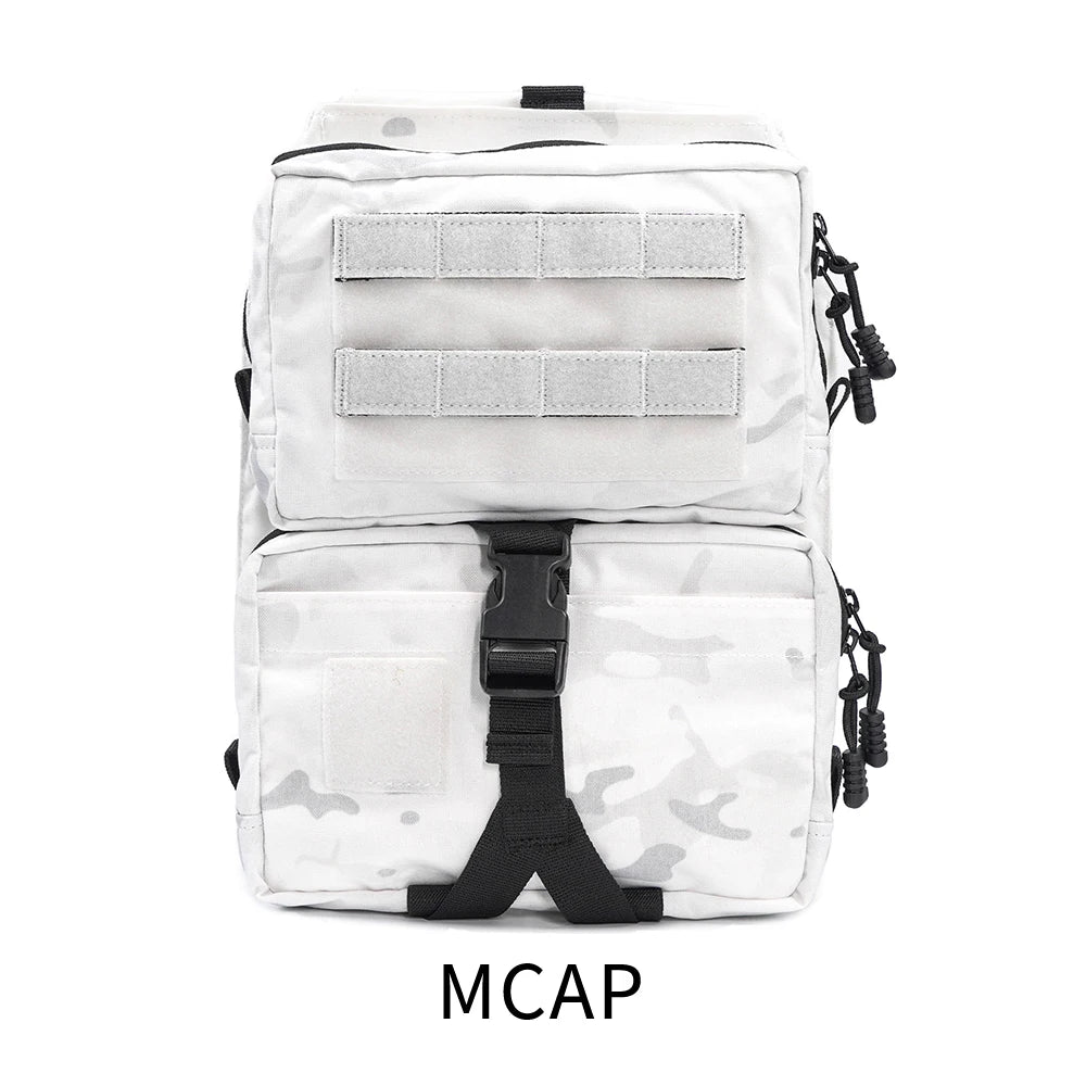 Tactical Vest Backboard Bag for Mayflower Scarab Quick Release Molle Medical Water Bag Airsoft Huting Accessory Wargame Gear