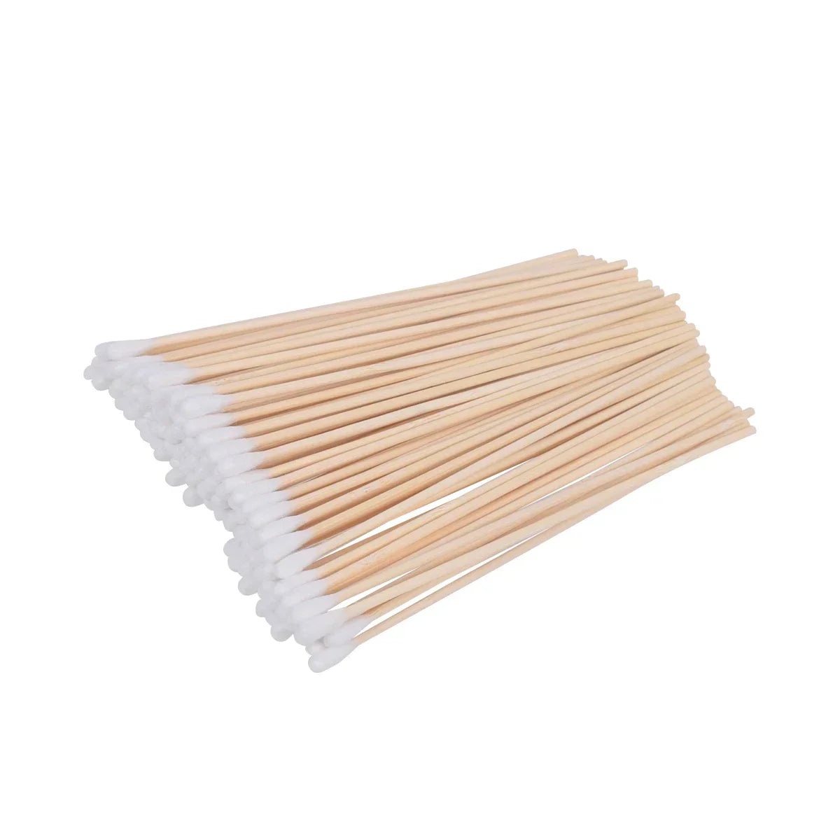 Tactical 100pcs 6 Inch Long Gun Cleaning Cotton Swabs Pistol Cleaning Kit Mat for AR15  M4A1 AK74 AK47 Remington 870 Colt 1911