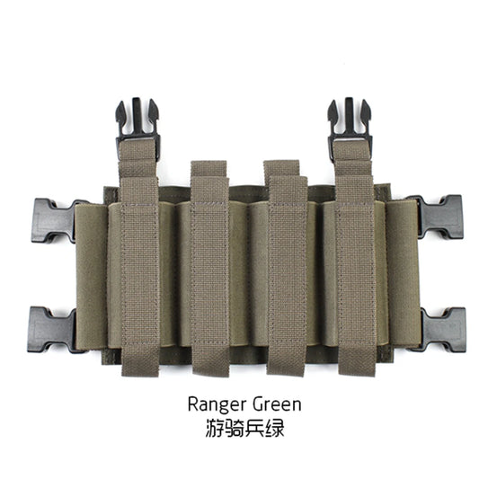 Tactical Vest MK3 MK4 JPC2.0 Chest Quadruple Magazine Insert Pouch,Vest Expansion Accessories Bag For Airsoft Hunting Shooting