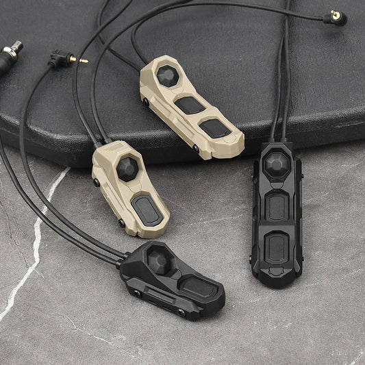 Tactical SF/2.5/3.5 Pressure Button Dual Function Remote Switch PEQ OGL NGAL DBAL M600 M300 Airsoft Scout Light Parts For 20MM