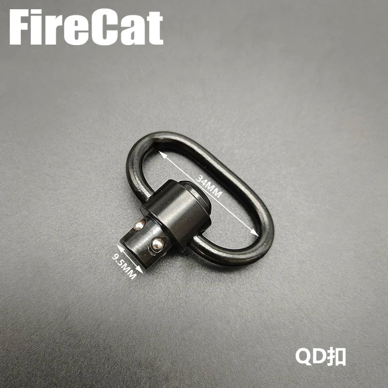Airsoft Tactical Metal QD Sling Mount for MLOK Rail Quick Release Steel Push Button Attachment Points Hunting Gun Accessories