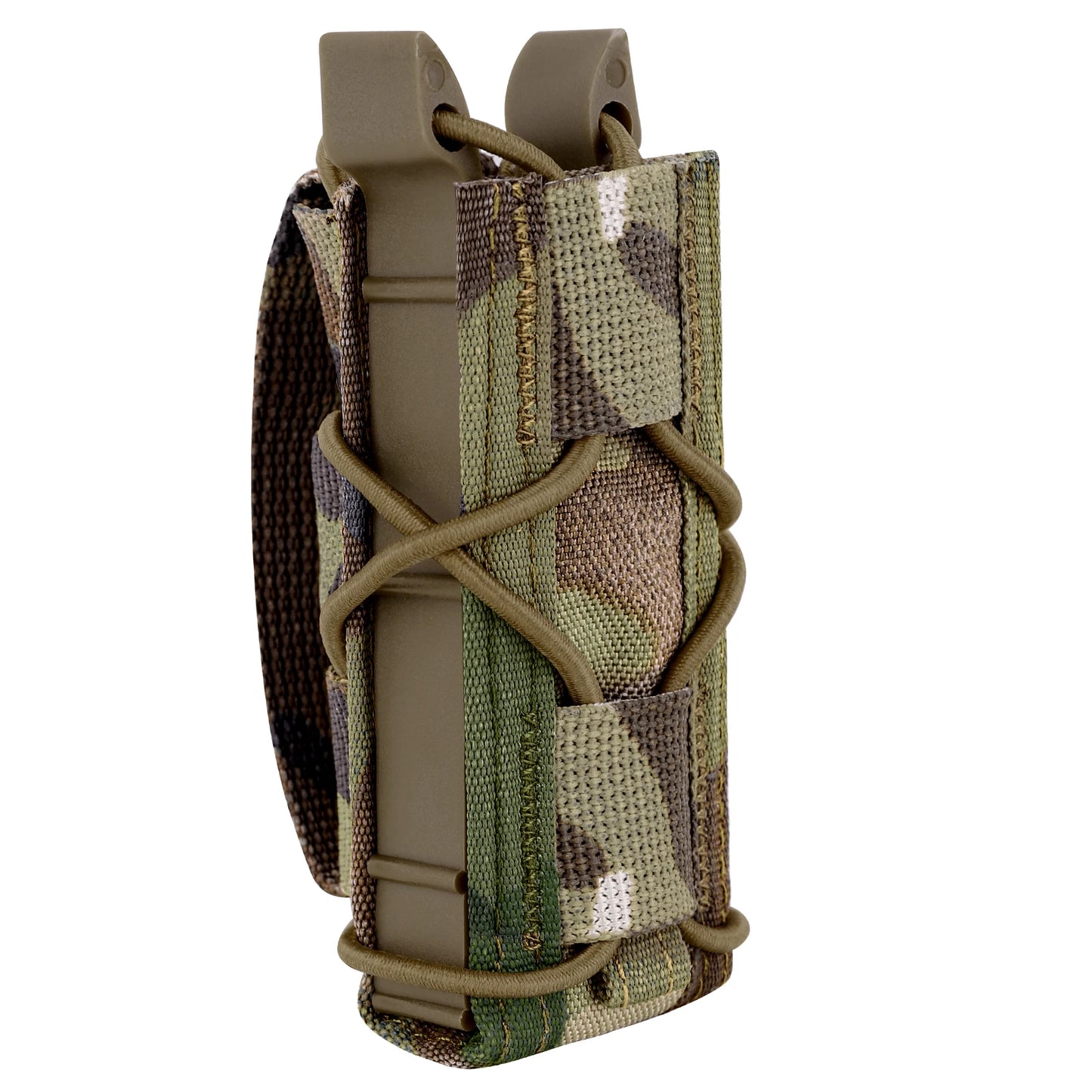 KRYDEX Tactical 5.56mm 9mm Mag Pouch M4 AR15 Rifle Pistol Single Magazine Pouch MOLLE Holder Hunting Airsoft Accessories