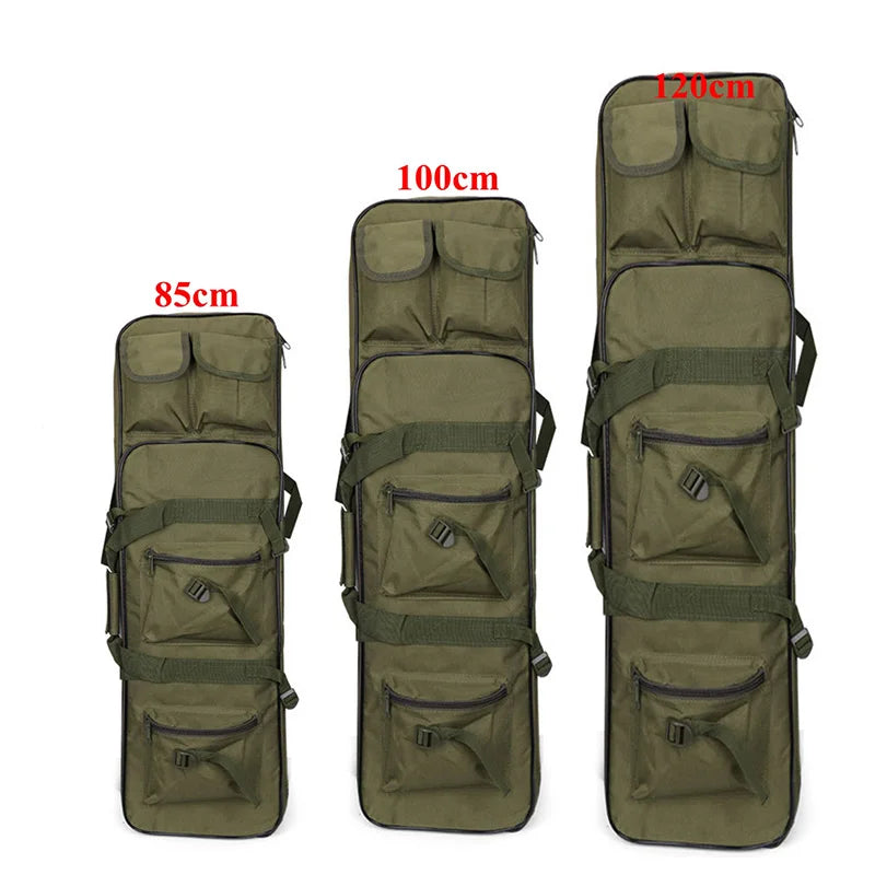 Tactical Gun Bag Case Rifle Bag Backpack Sniper Carbine Airsoft Shooting Carry Shoulder Bags for Hunting Accessories 100cm120cm