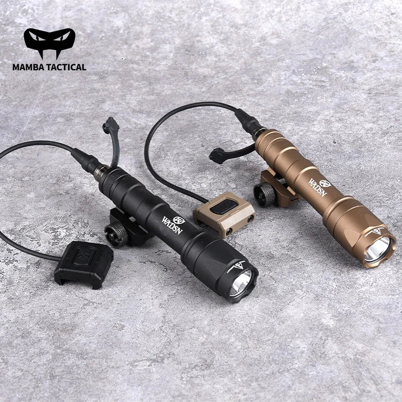 Tactical SF M600 M600B Flashlight Scout Lamp Fit MLOK KEYMOD Switch M600C White LED Light AR15 Rifle Airsoft Hunting Accessories