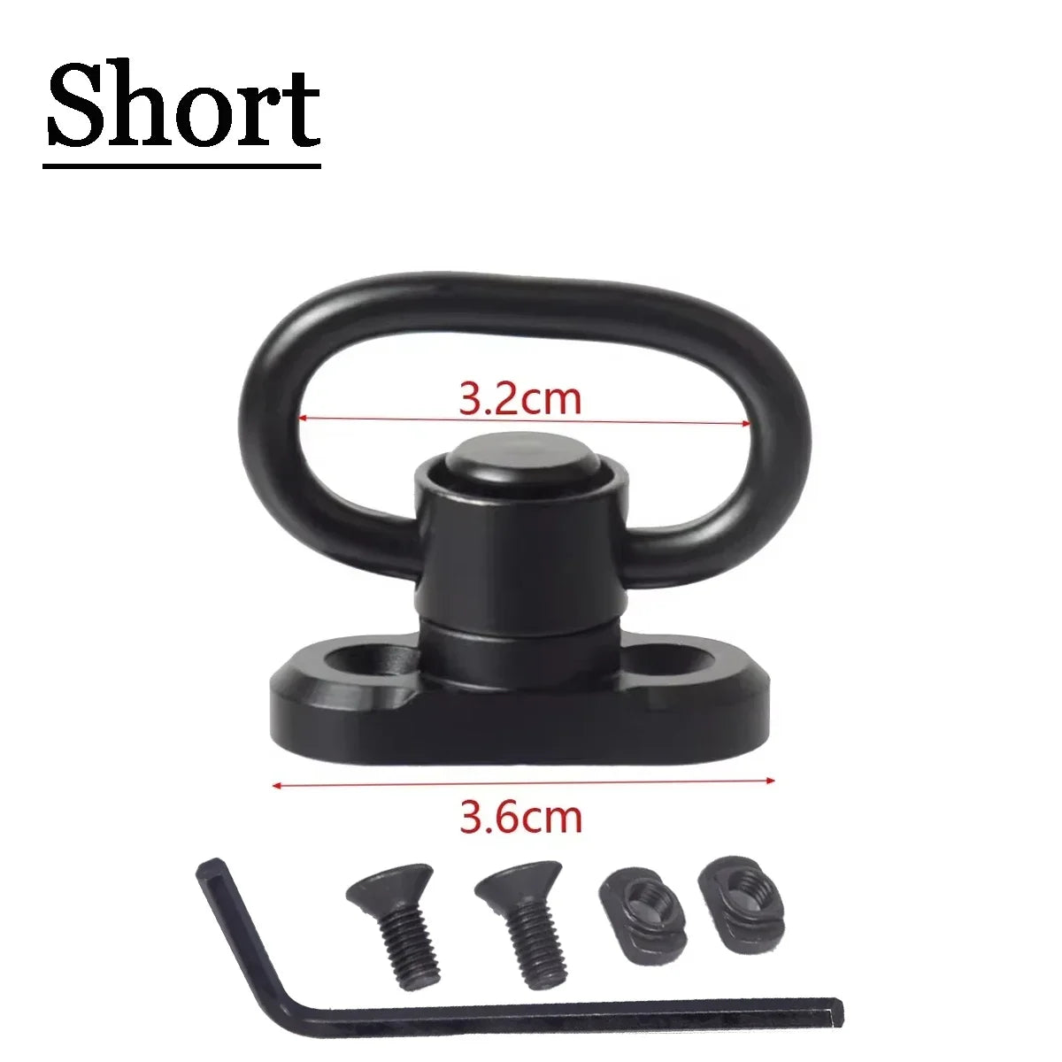 Tactical GBB RSA Sling Swivel QD Adapter Mlok KeyMod 20mm Pictinny Rail Airsoft Rifle AR15 Sling Mount Hunting Gun Accessories