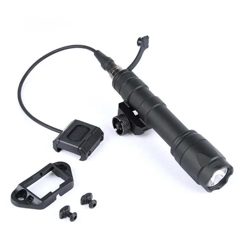 Tactical SF M600 M600B Flashlight Scout Lamp Fit MLOK KEYMOD Switch M600C White LED Light AR15 Rifle Airsoft Hunting Accessories