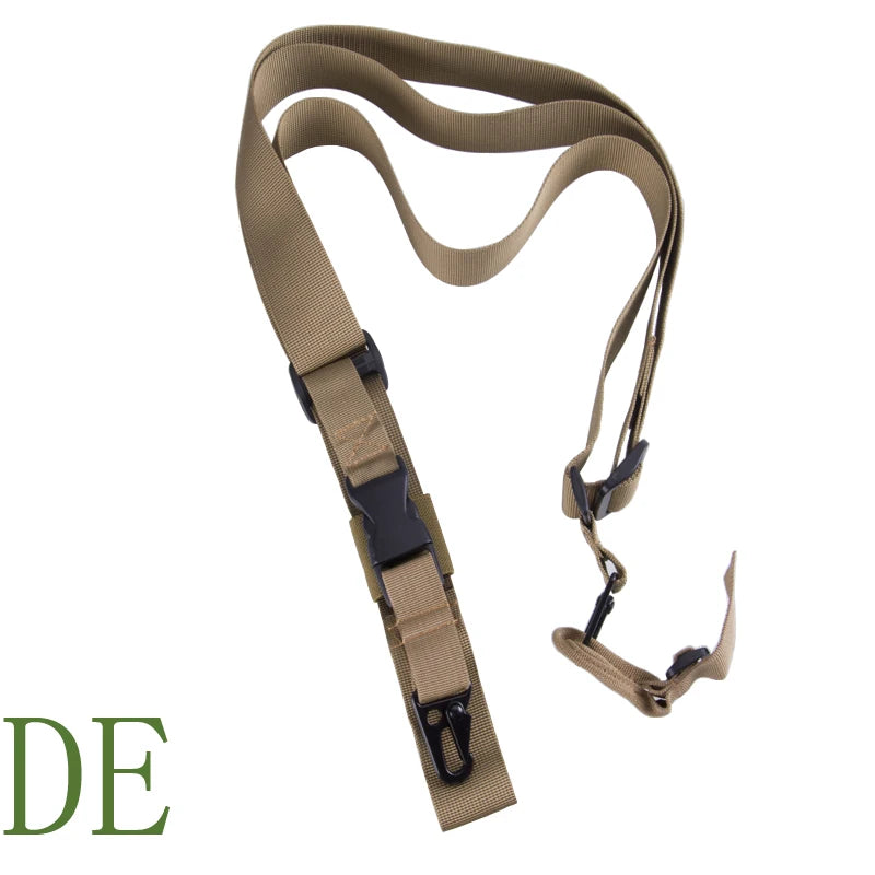 SINAIRSOFT Tactical Gun Sling 3 Point Bungee Airsoft Rifle Strapping Belt Shooting Hunting Accessories Three Point Gun Strap