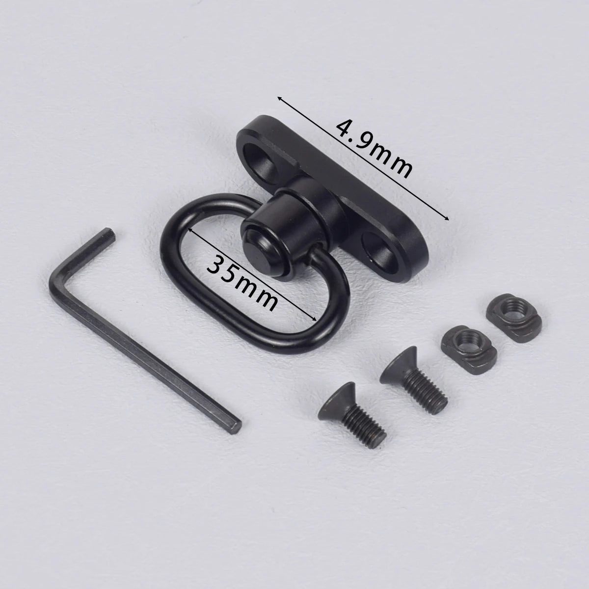 Tactical RSA GBB Buckle QD Swivel Sling Mlok Scope Mount Attachment Adapter Pictinny Rail Hunting Airsoft Rifle Accessories