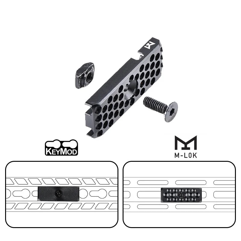 Wire Guide Pressure Remote Switch Mlok Keymod System laser flashlight Cable Management airsoft metal Toy Gun accessories