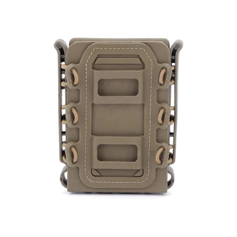 Hunting 5.56 7.62 9mm Magazine Pouch Molle Scorpion Fast Mag Quick Release AR15 Mag Holster Case Box with Molle Waist Belt Clip