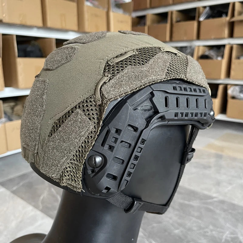 Multicam Helmet Cover Tactical FAST/OPS-CORE/SF Helmet Cover Gear Airsoft Paintball Wargame Helmet Protective Cover Accessories