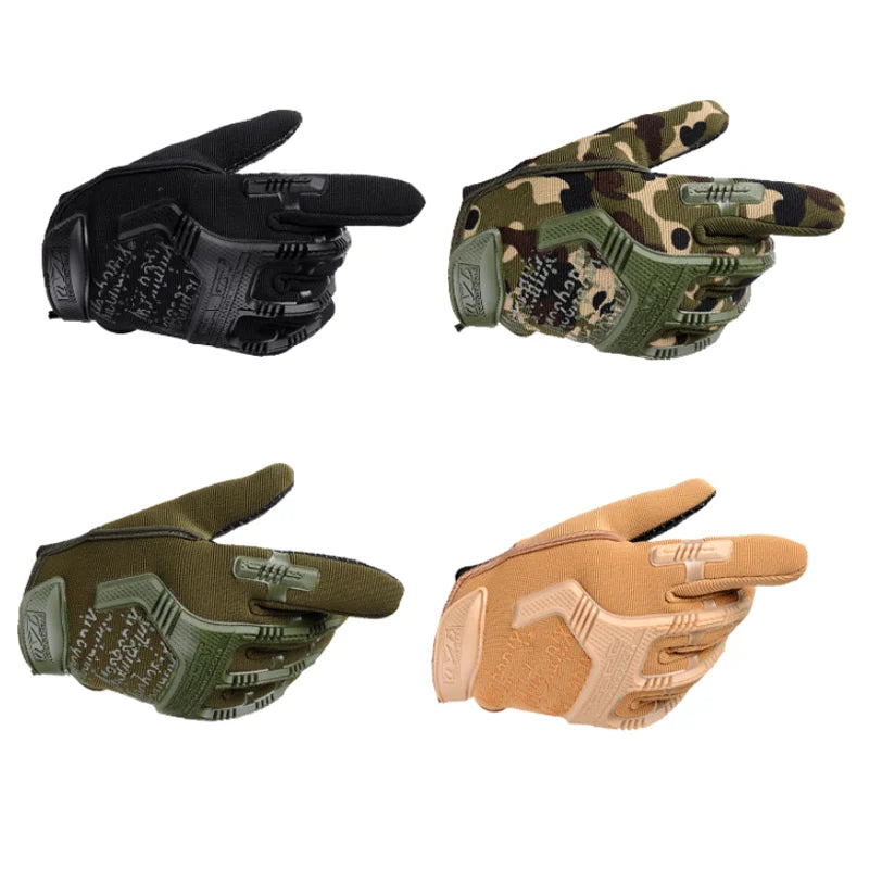 Mechanix Tactical Military Gloves Paintball Airsoft Shot Soldier Combat Police Anti-Skid Bicycle Full Finger Gloves Men Clothing Gloves