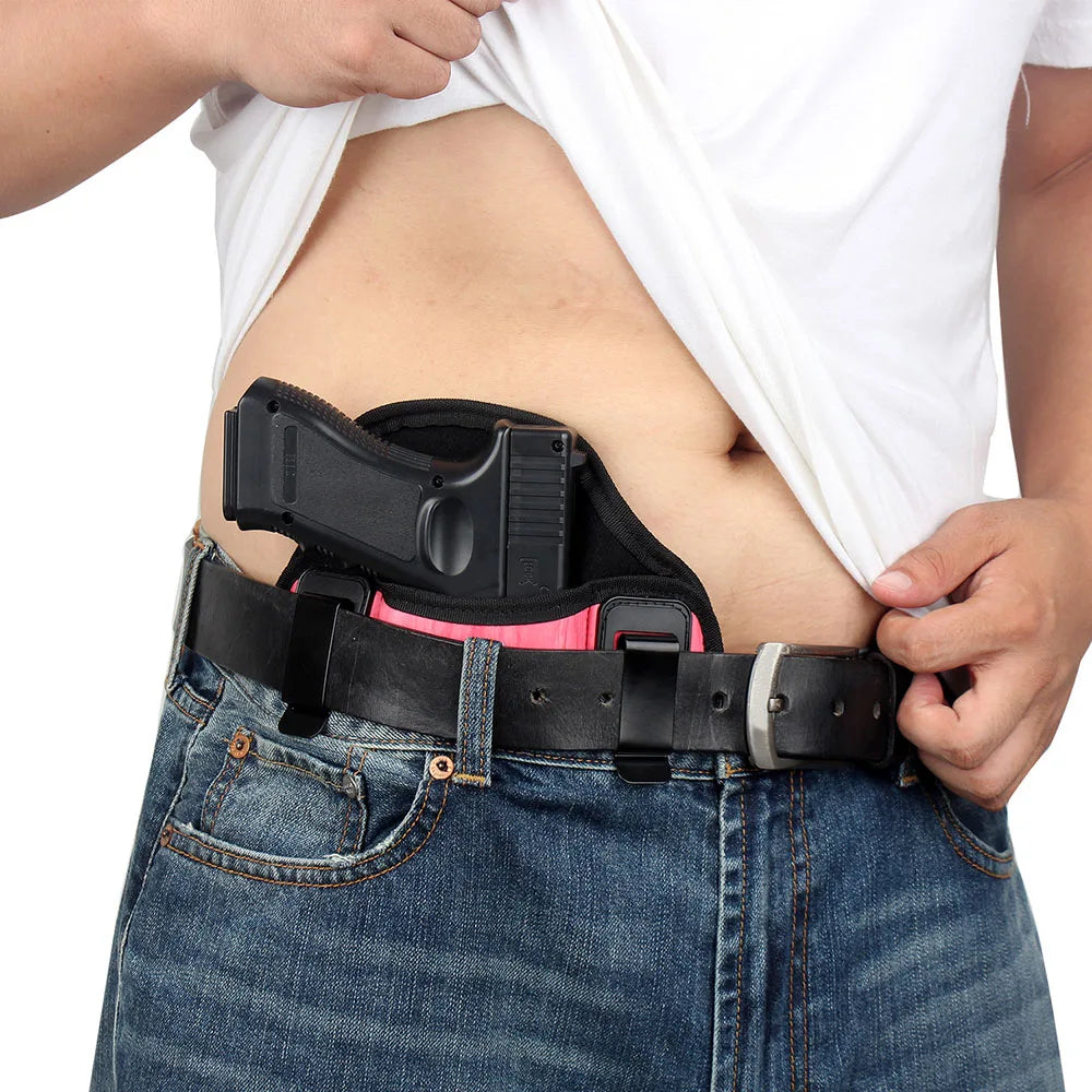 Hunting Tactical PU Leather Holster Concealed Gun Pouch For Glock 17 19 23 32 Sig Sauer Beretta Kahr Bersa Thunder Gun Holster