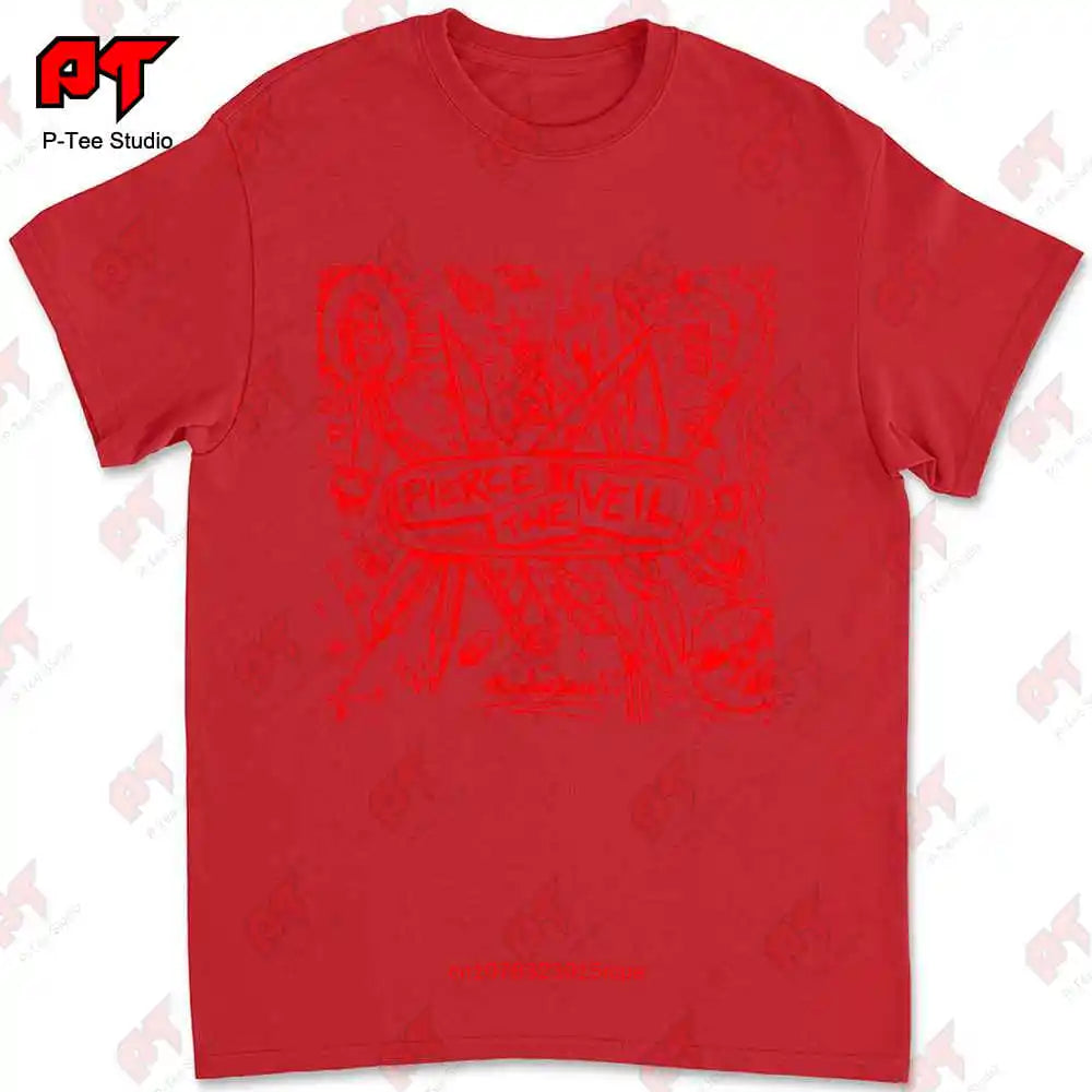 Pierce The Veil T Shirt Metal Music Ptv Misadventures Cotton Xs To 5Xl JZC8