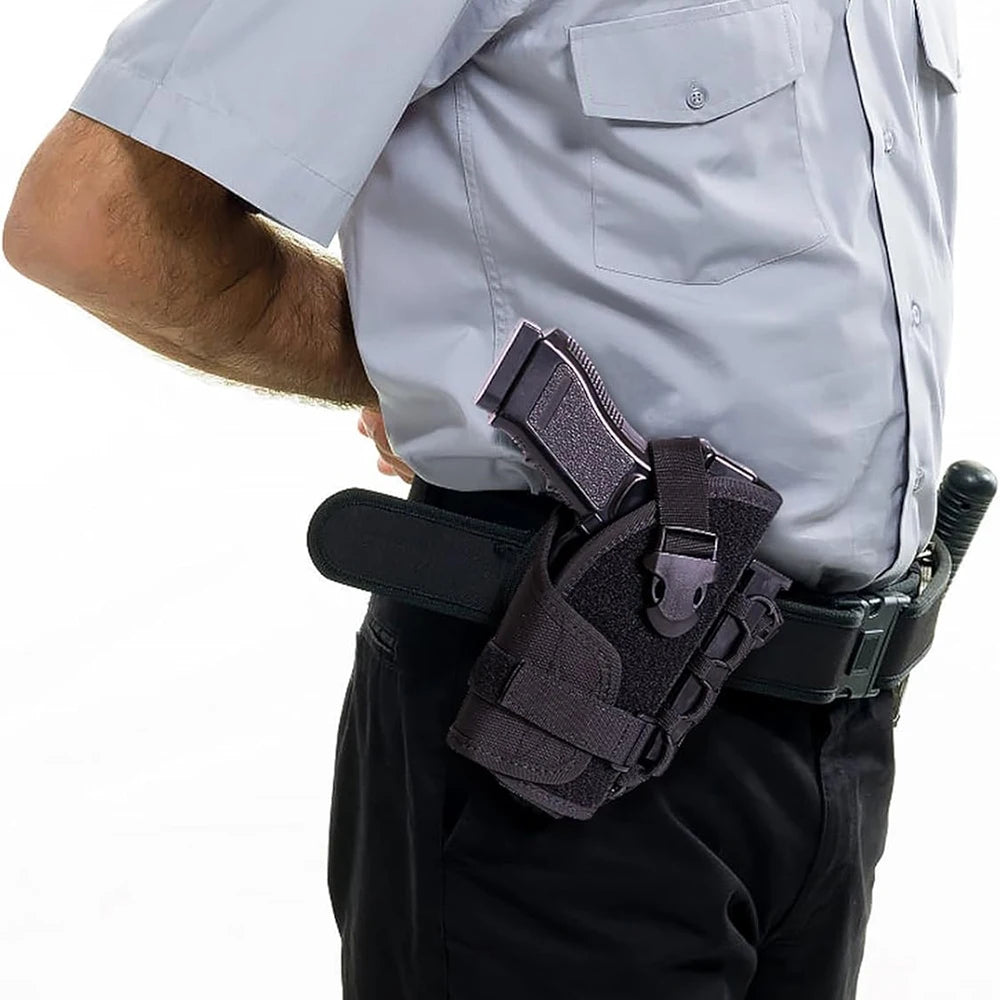 Gun Holster Molle Modular Belt Pistol Holster Molle Pouch With Mag Holder for Right Hand Shooter M9 1911 Glock 17 Tactical Bag