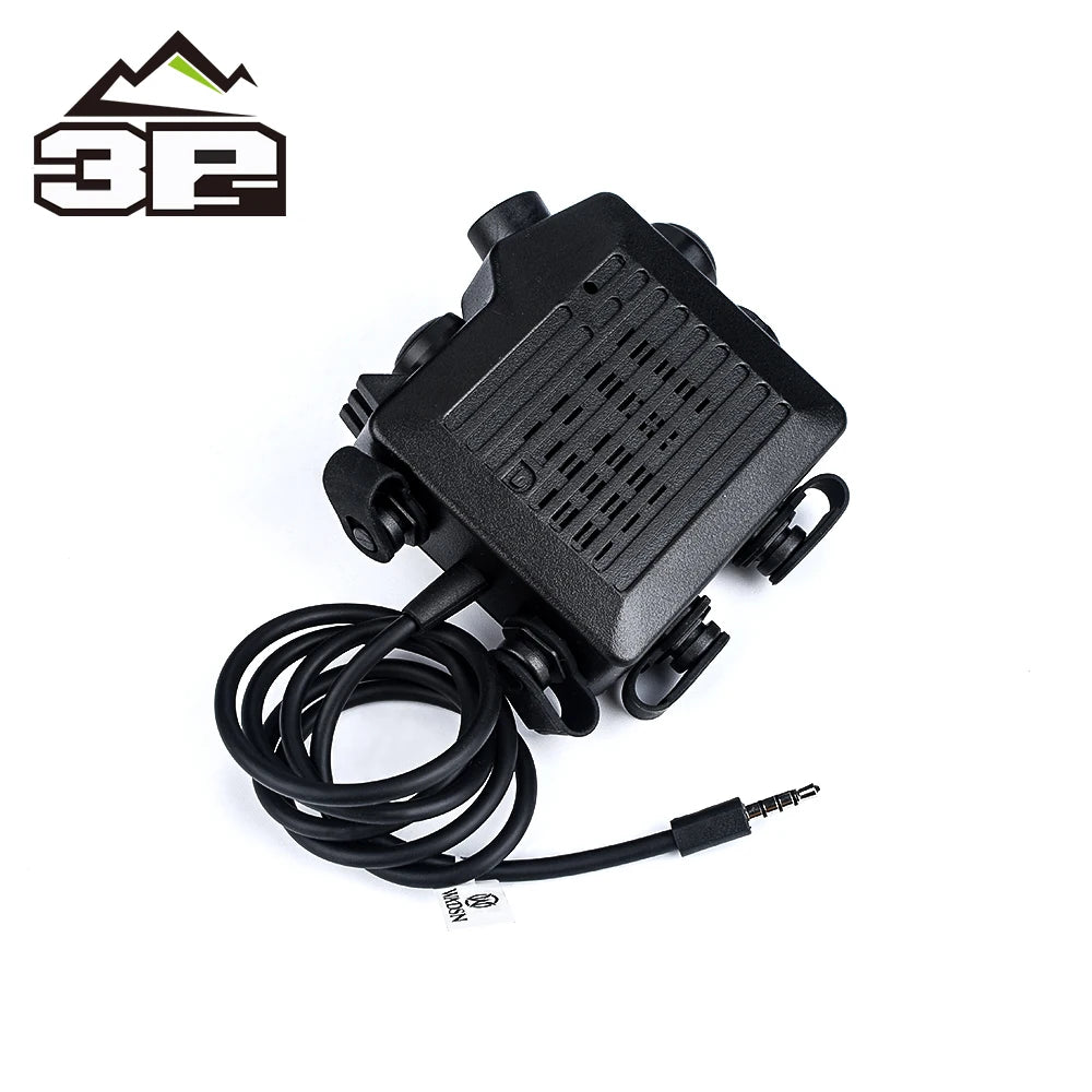 Airsoft Tactical SELEX TACMIC CT5 PTT Headset 2 Button Hunting Walkie Talkie Military Ptt  Kenwood Motorola Phone Icom