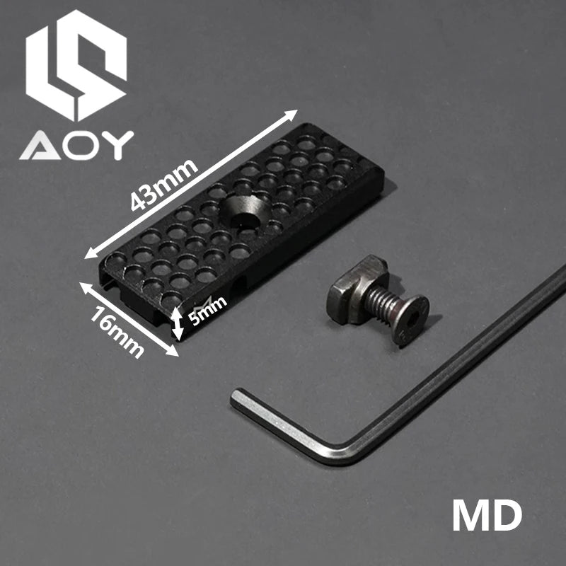 Mlok Keymod System Laser Flashlight Tactics Wire Guide Pressure Remote Switch Cable Management Airsoft Metal Weapons Accessories