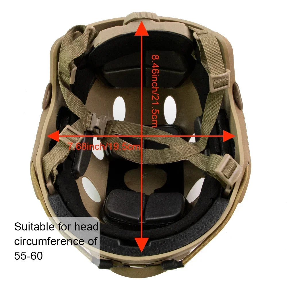 BOOIU FAST Helmet MH PJ BJ Airsoft TacticsHelmets ABS Outdoor CS Paintball Shooting Game Protective Equipment