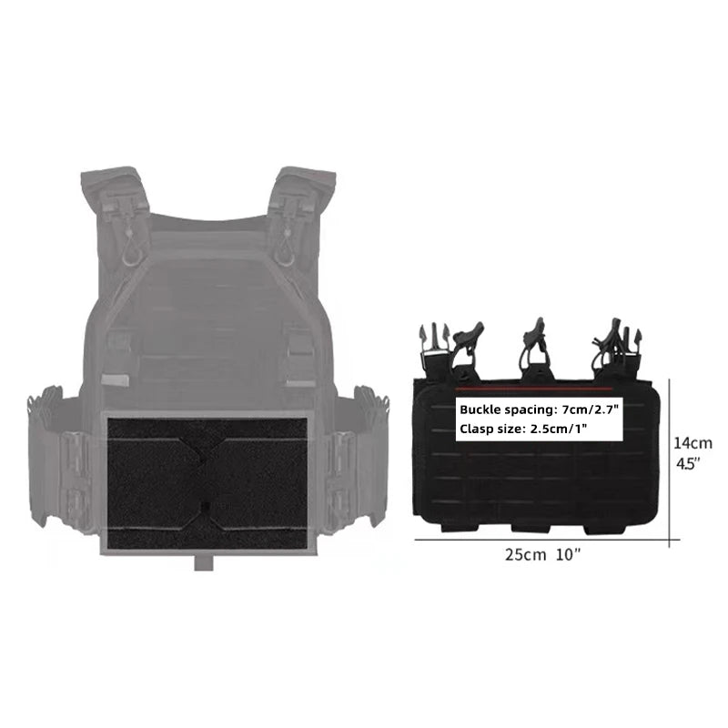 YAKEDA Tactical Vest Outdoor Hunting Plate Carrier Protective Adjustable Vest Airsoft Carrier Combat Equipment