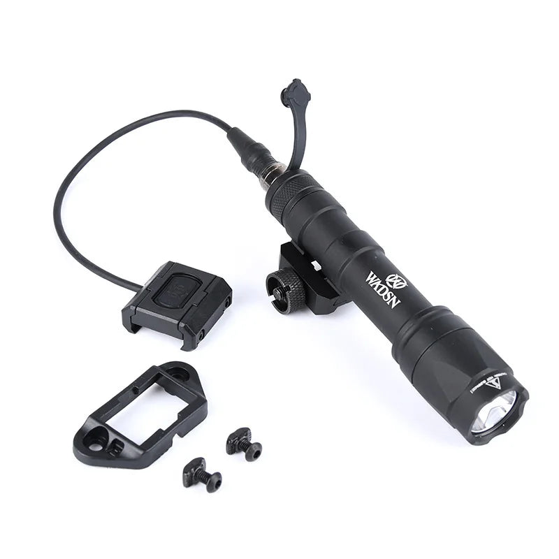 Tactical SF M600 M600B Flashlight Scout Lamp Fit MLOK KEYMOD Switch M600C White LED Light AR15 Rifle Airsoft Hunting Accessories