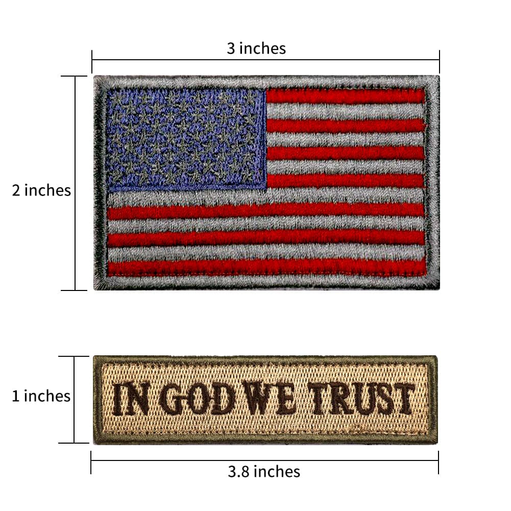 Hunting Tactical Operator Cap with 6 US Flag Patches-3