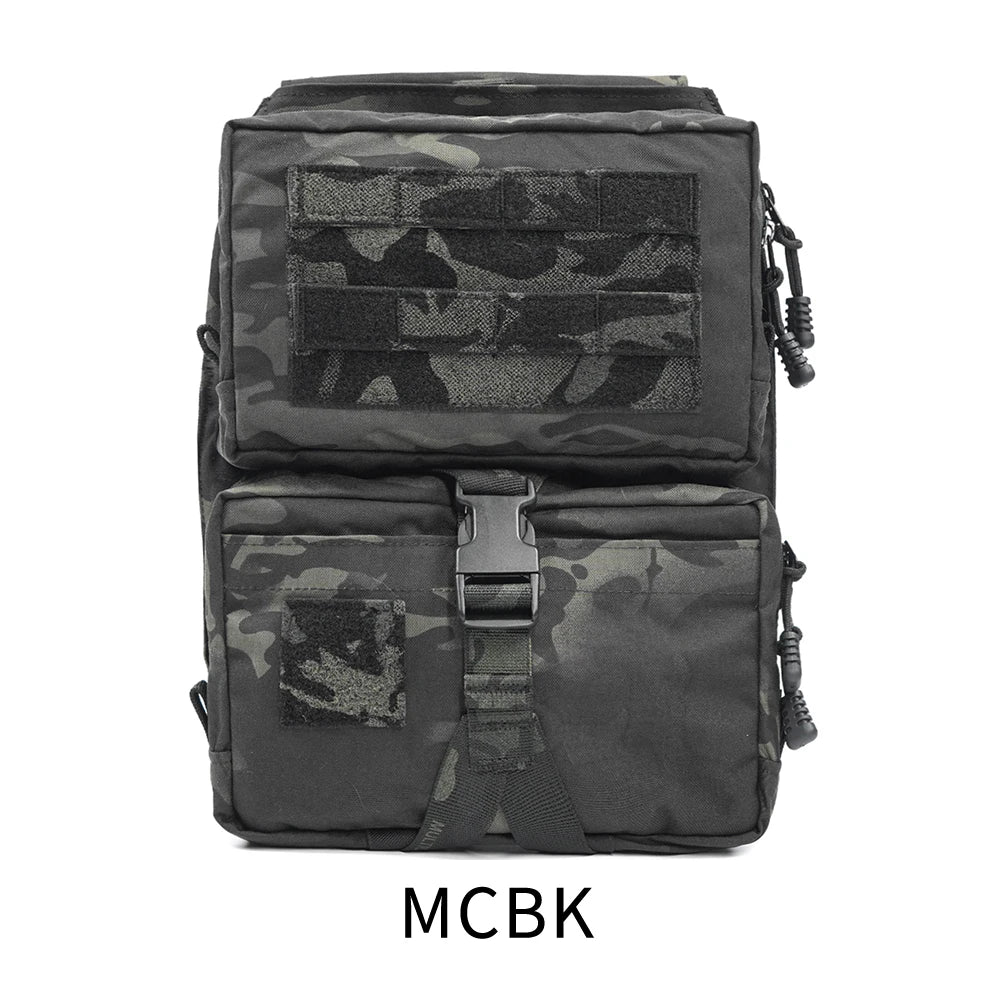 Tactical Vest Backboard Bag for Mayflower Scarab Quick Release Molle Medical Water Bag Airsoft Huting Accessory Wargame Gear