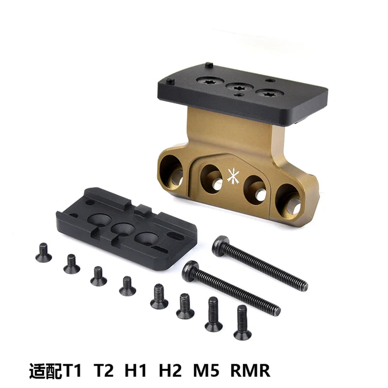 Airsoft Tactical Toy Gun Red Dot Sight Scope Mount 30mm LPVO Fast Mount with 20mm Picatiny Rail Base Accessory for AR15 Rifle