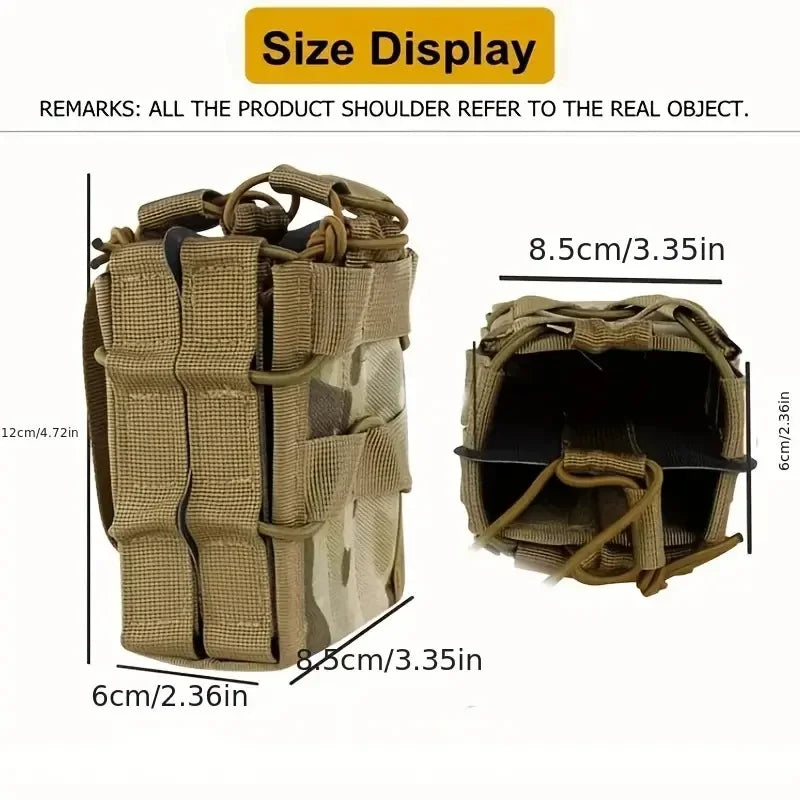 5.56 7.62 Molle Single Double Magazine Pouch M4 M16 AR15 G36 Mag Holster Outdoor Sports Hunting Vest Pouches EDC Waist Bag