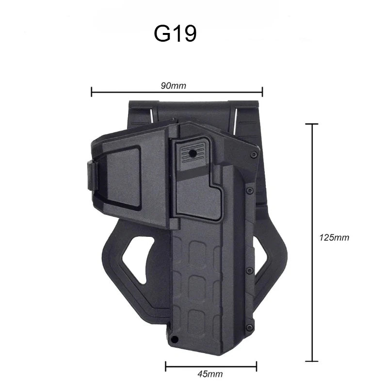 Tactical Classics G*ock 17 18 19 Pistol Holsters for X300 X400 W*apon Flashlight Airsoft Colt M1911 P320 Waist Gun Holster