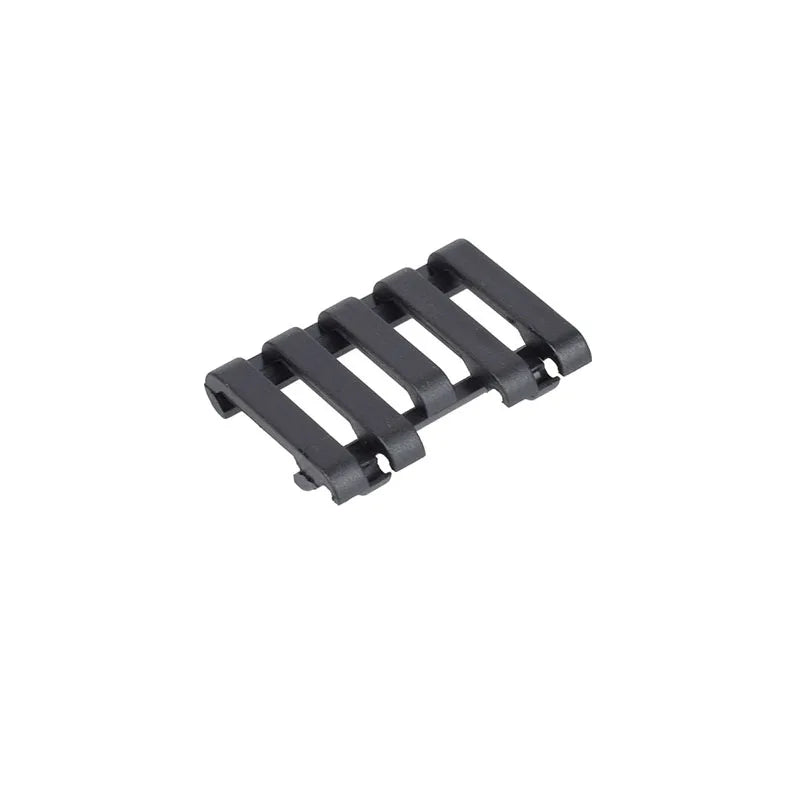 Tactical Picatinny 5 Slot Rattail Line Strip 20mm Rail Cover PEQ 15 DBAL M300 M600 Airsoft rifle Accessories Switch Wire Holder