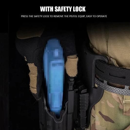 New Tactical X300U Flashlight Universal Pistol Holster Lightweight-Bearing QLS Holsters For  SIG Glock 17 19 Holster Accessories