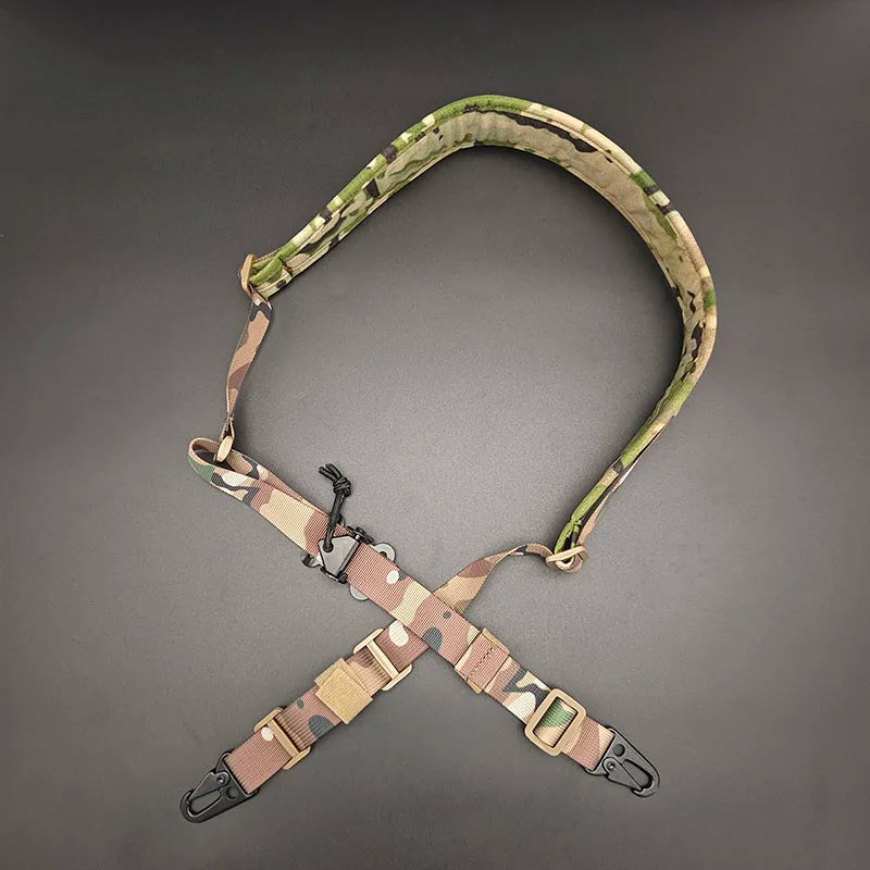 Tactical GEAR Rifle Multifunctional Sling Strap Removable Modular 2/1 Point Sling Padded Airsoft AR15 Hunting Weapo Accessories